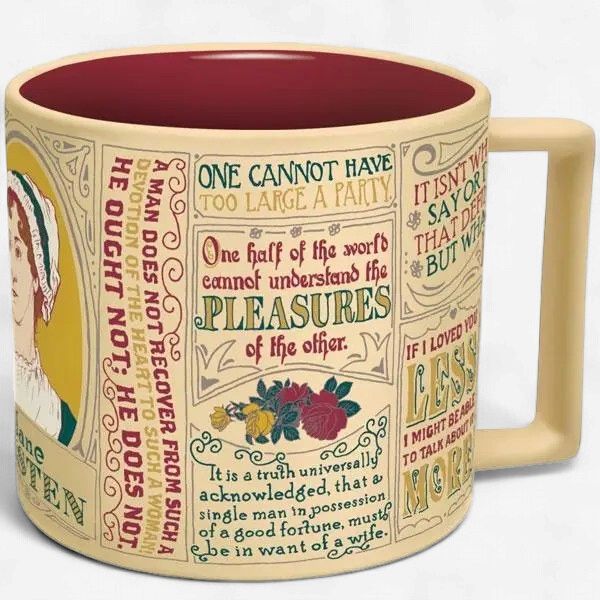 Jane Austen Quotes Coffee Mug