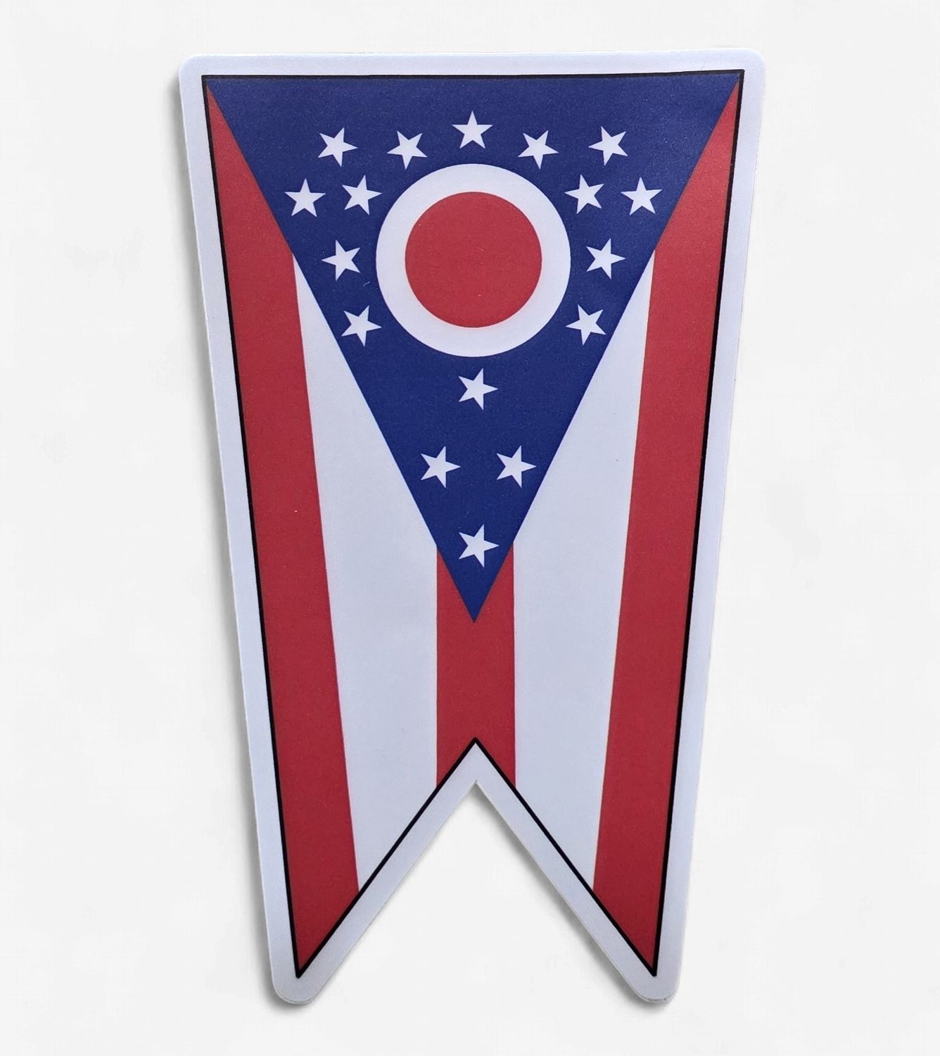 Ohio Flag Vinyl Sticker