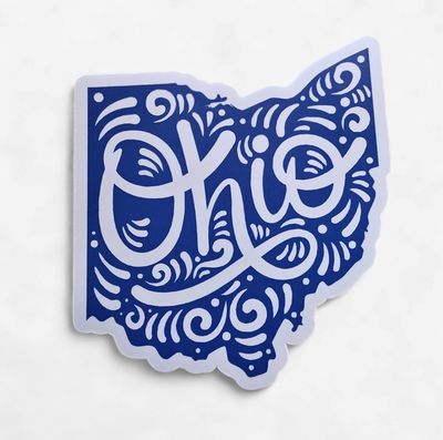 Ohio State Colorful Sticker