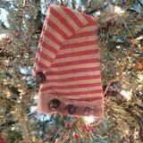 Striped Hat Ornament