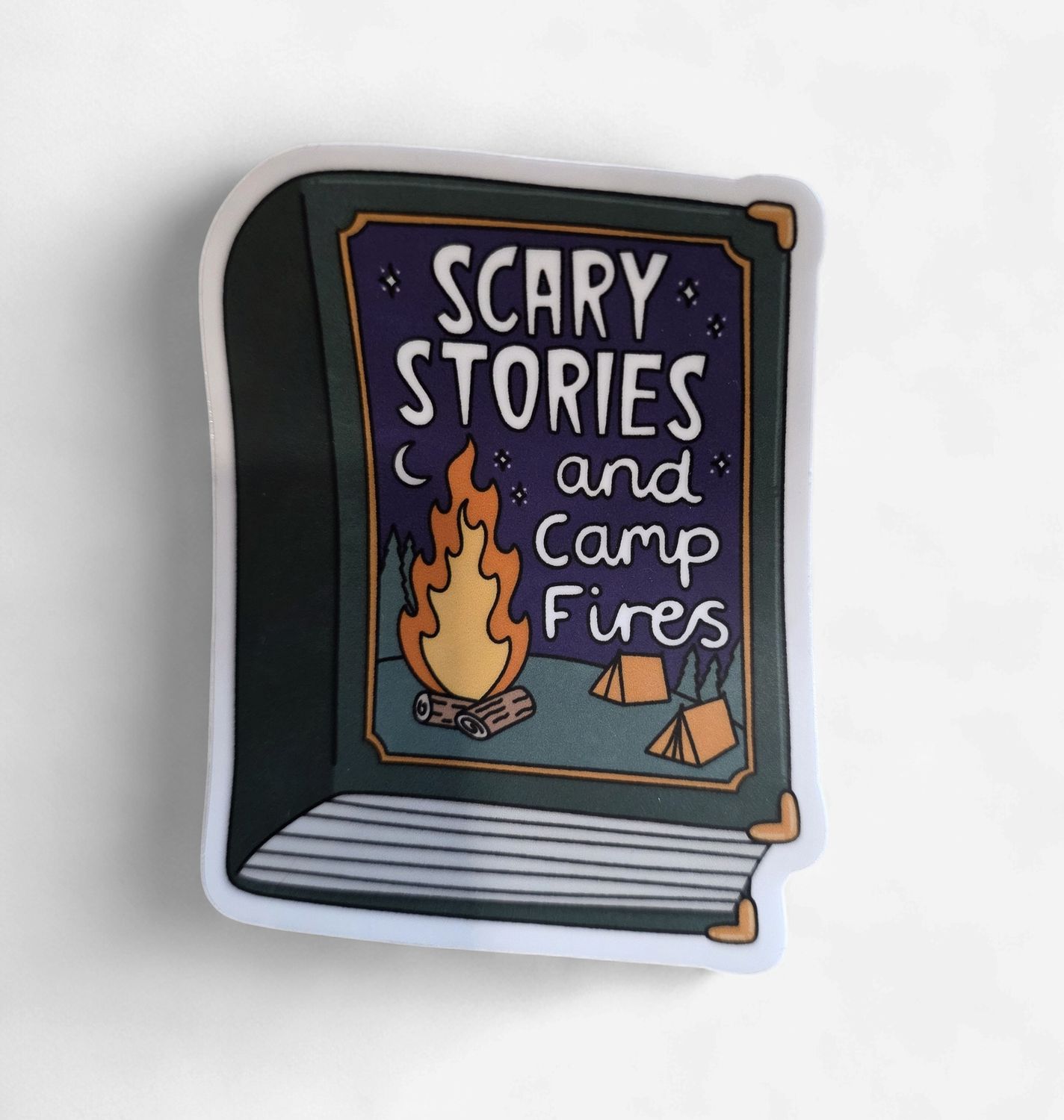 Scary Stories &amp; Campfires Vinyl Sticker