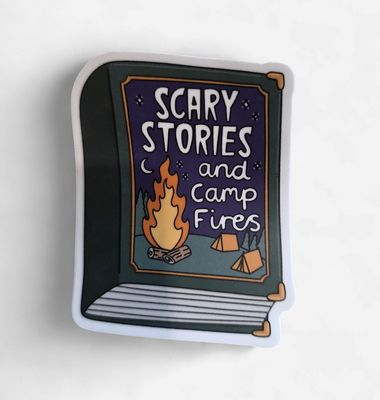 Scary Stories &amp; Campfires Vinyl Sticker