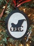 Sleigh Silhouette Ornament