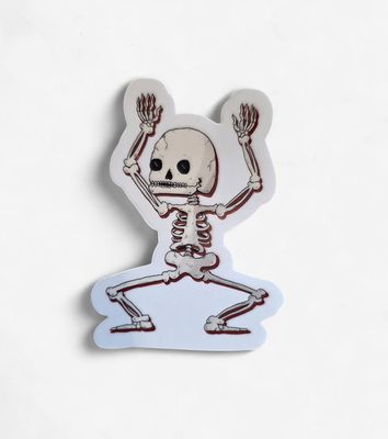Skeleton Cory Vinyl Sticker