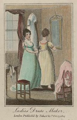 Regency Gown Draping Workshop with Janea Whitacre, formerly Mistress Milliner at Colonial Williamsburg