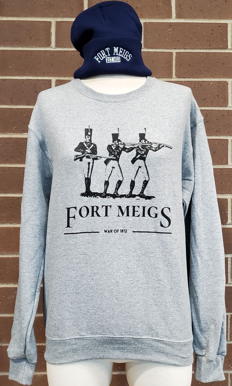 War of 1812 Soldier Sweatshirt, Size: Small