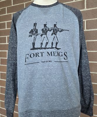 War of 1812 Soldier Terry Cloth Crew Neck, Size: Small