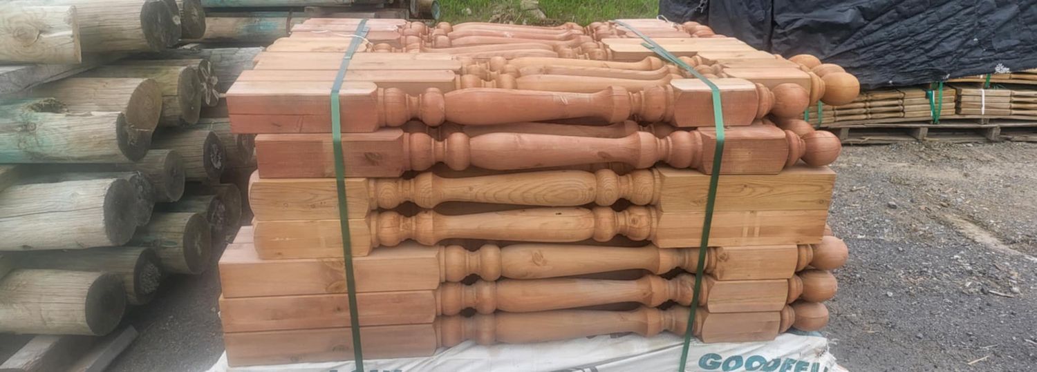 Matériaux patio/cours extérieur, Size: Poteau colonial