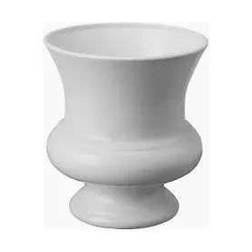 10" White Footed Urn