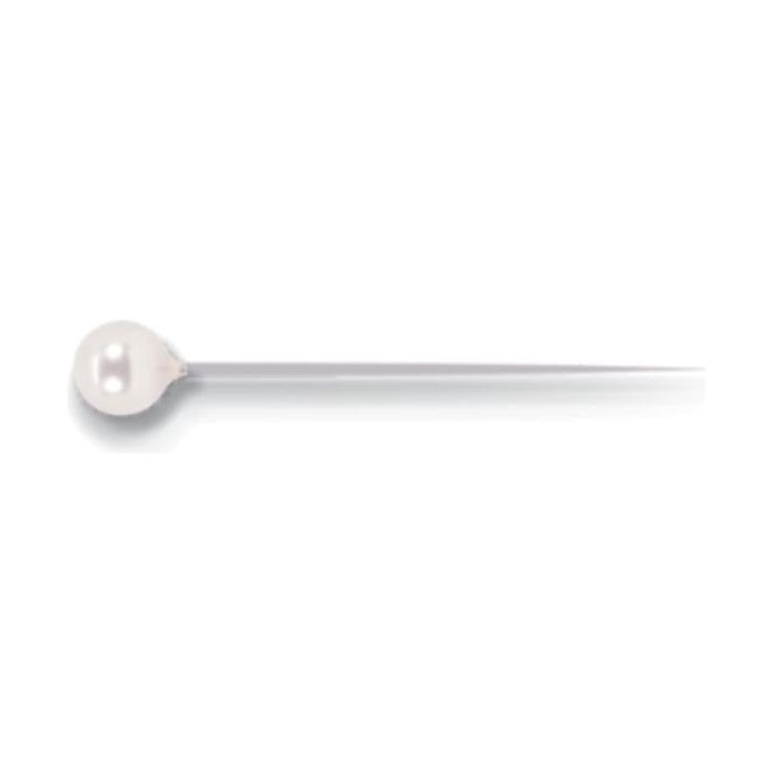 2" Corsage Pin - White