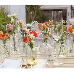 Antique Glass Bud Vase SM