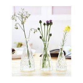 Antique Glass Bud Vase Lg