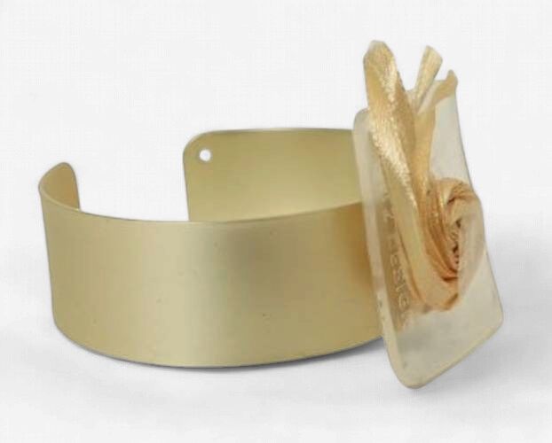 Riley Corsage Cuff - Gold Matte