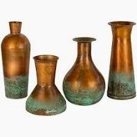 Two-Toned Copper Vase - Lg