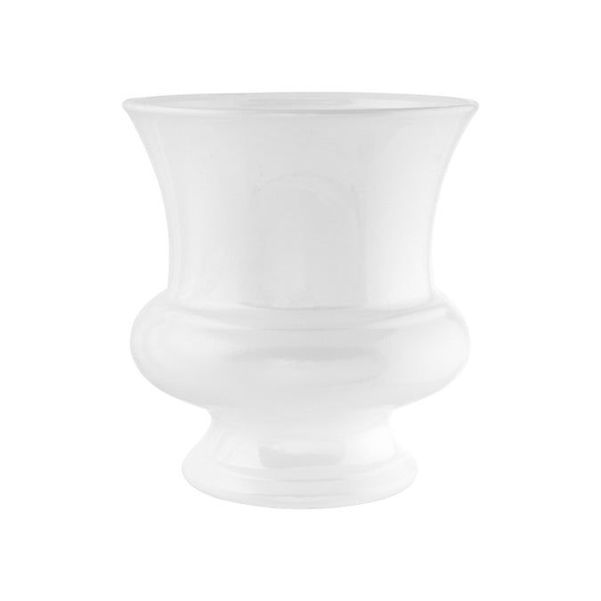 White Durable Plastic Urn - 9 1/2"