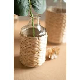 Seagrass Wrapped Vase - Lrg