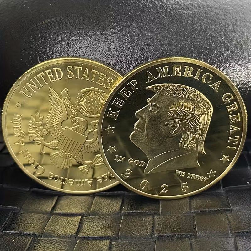 President Donald Trump Gold coin