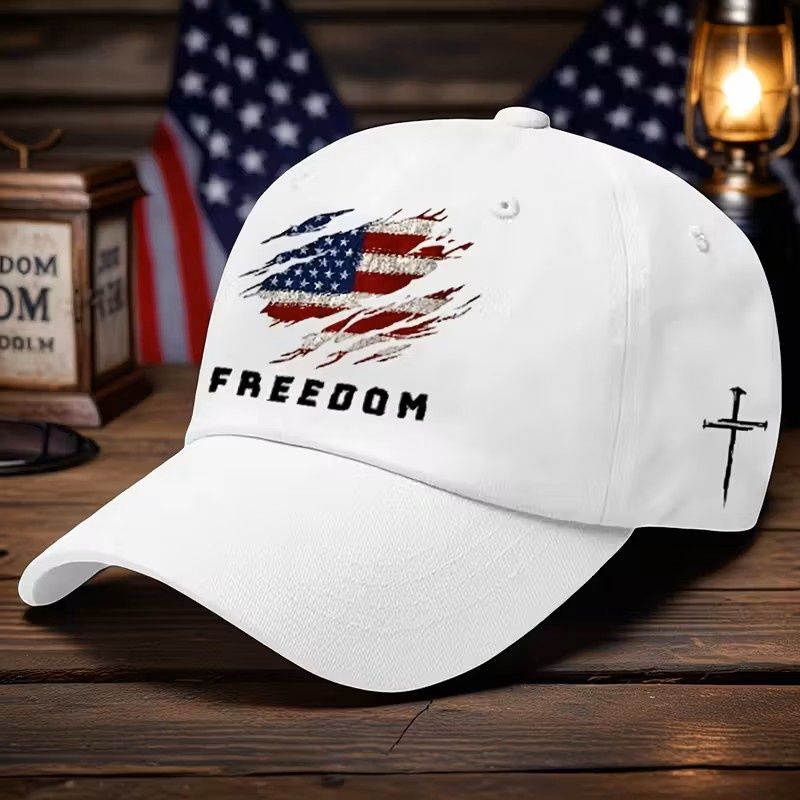 Freedom hat, white