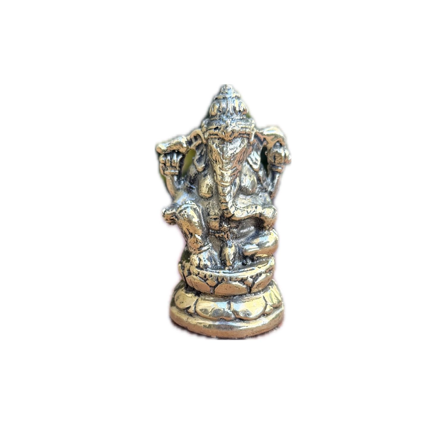 Brass Mini Ganesh 2.5" Statue