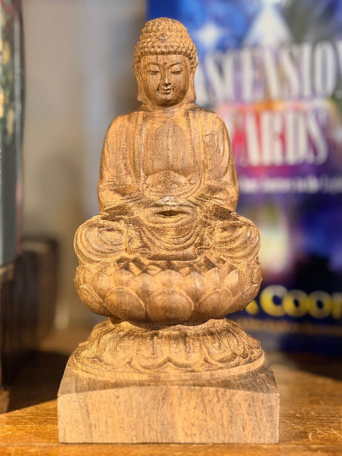 Agarwood Seated Buddha/6in
