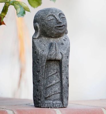Namaste Jizo/Volcanic Stone/7.75"