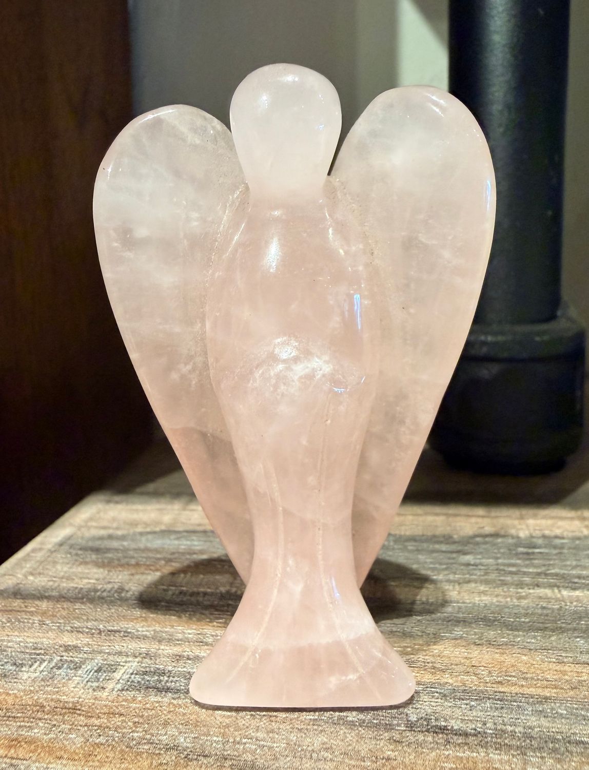 Carved Rose Quartz Angel/.10kg