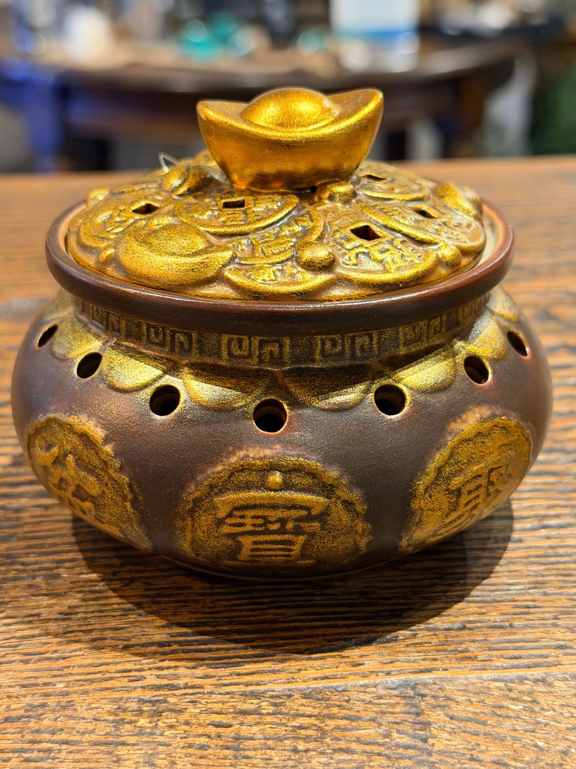 Money Incense Porcelain Burner