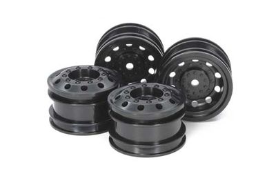 Tamiya On Road racing wheels F&R 2pcs each (black) [ T54741 ]