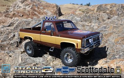 RC4WD Trail Finder 2 "LWB" RTR met Chevrolet K10 Scottsdale Hard Body Set (Scale Dept. Edition)