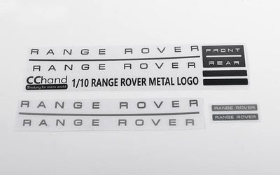 RC4WD Metalen Embleemset voor JS Schaal 1/10 Range Rover Classic Carrosserie (VVV-C0650)