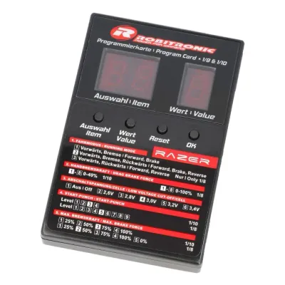 Robitronic LED Program Box Razer tien & acht