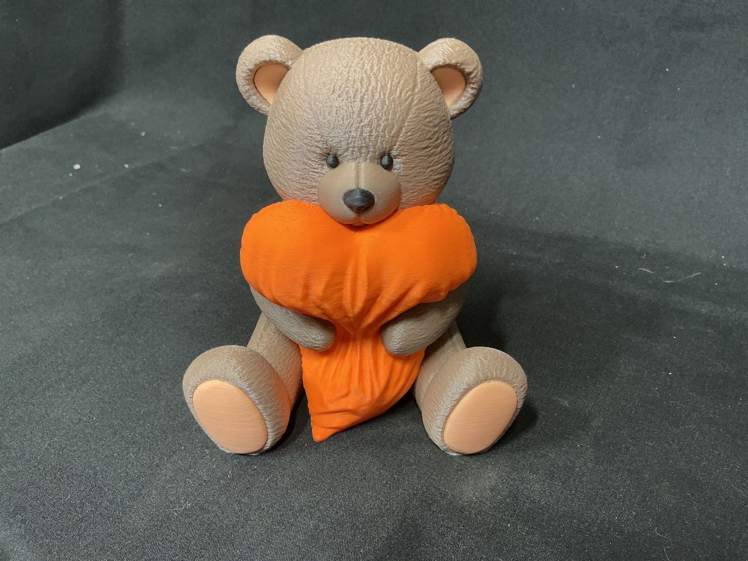 Soft Teddy Bear, Colour: Orange