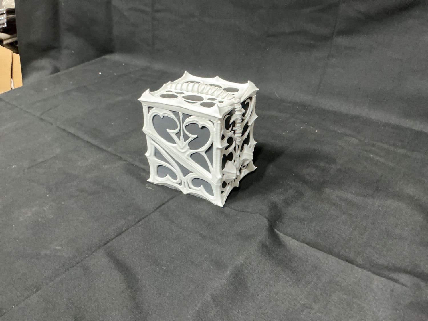 The Ossuary - Deck Box, Colour: White/Black