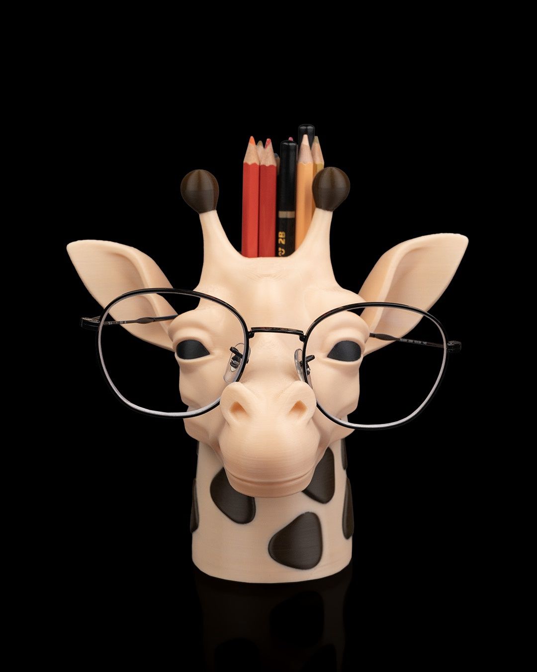 Mr. Giraffe Glasses &amp; pencil holder