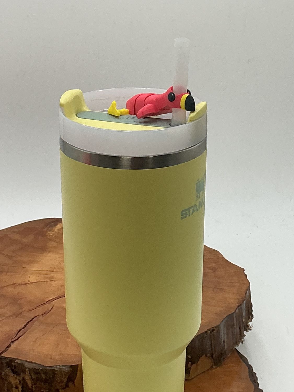 Flamingo straw friend