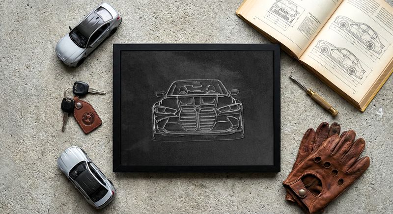 Haftowany obraz BMW M3 G80