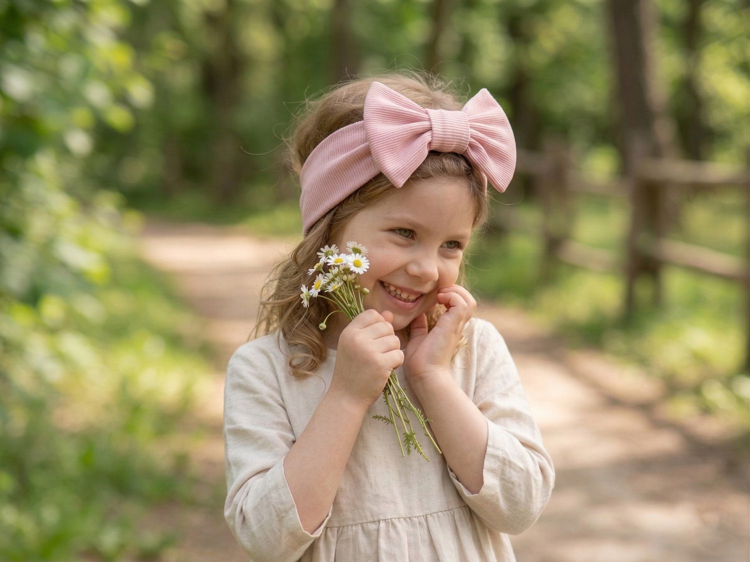 Opaska dziewczęca z kokardą – Bow Collection