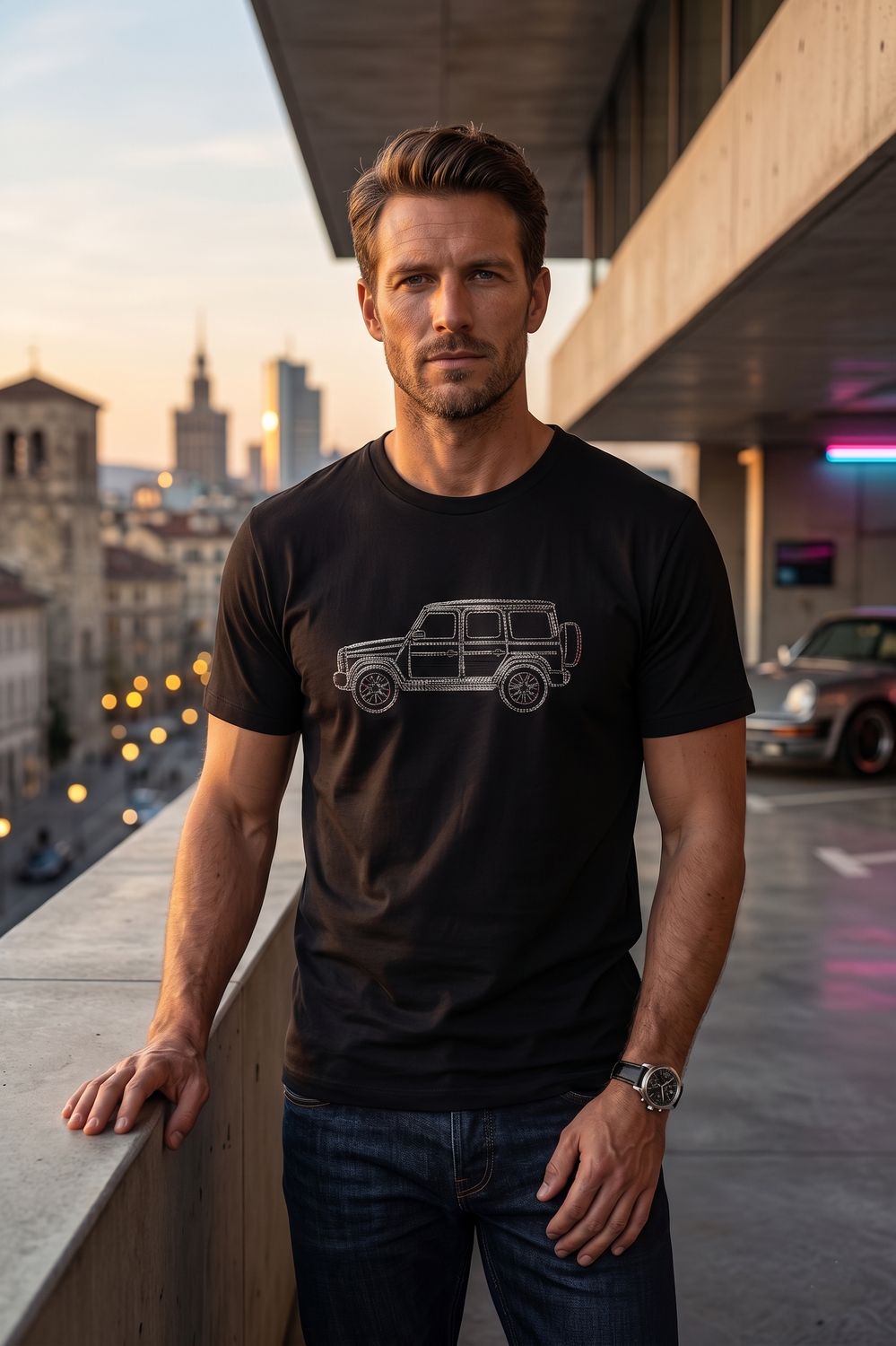 T-Shirt z kolekcji Garage Stitch | Mercedes G-Klasa