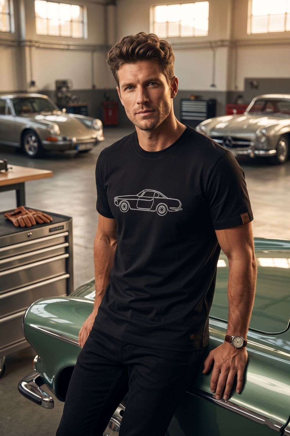 T-Shirt z kolekcji Garage Stitch | VOLVO P1800