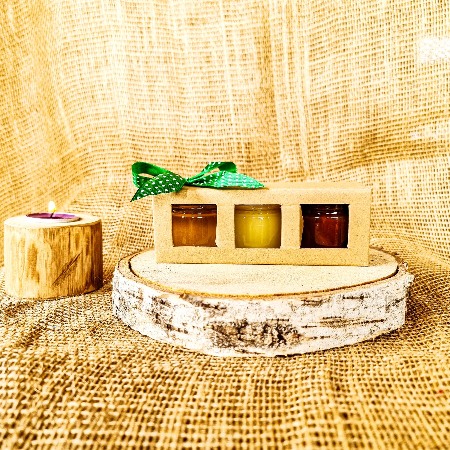 Zestaw 3 x mini miód