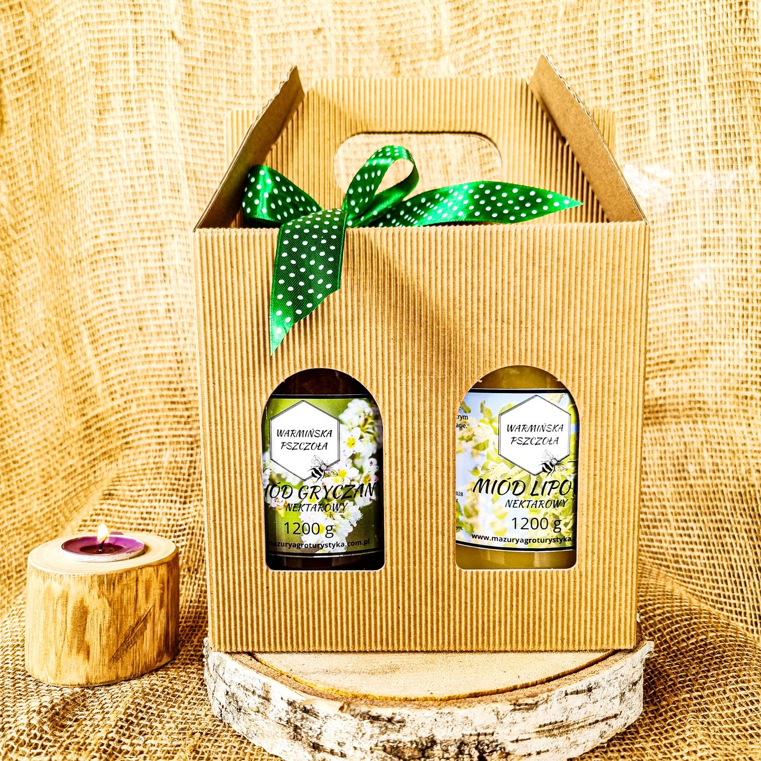 Zestaw 2 x duży miód