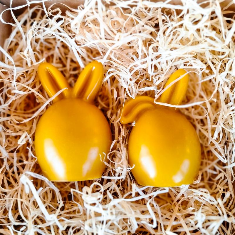 Zestaw Świec 2 Królików Wielkanocnych