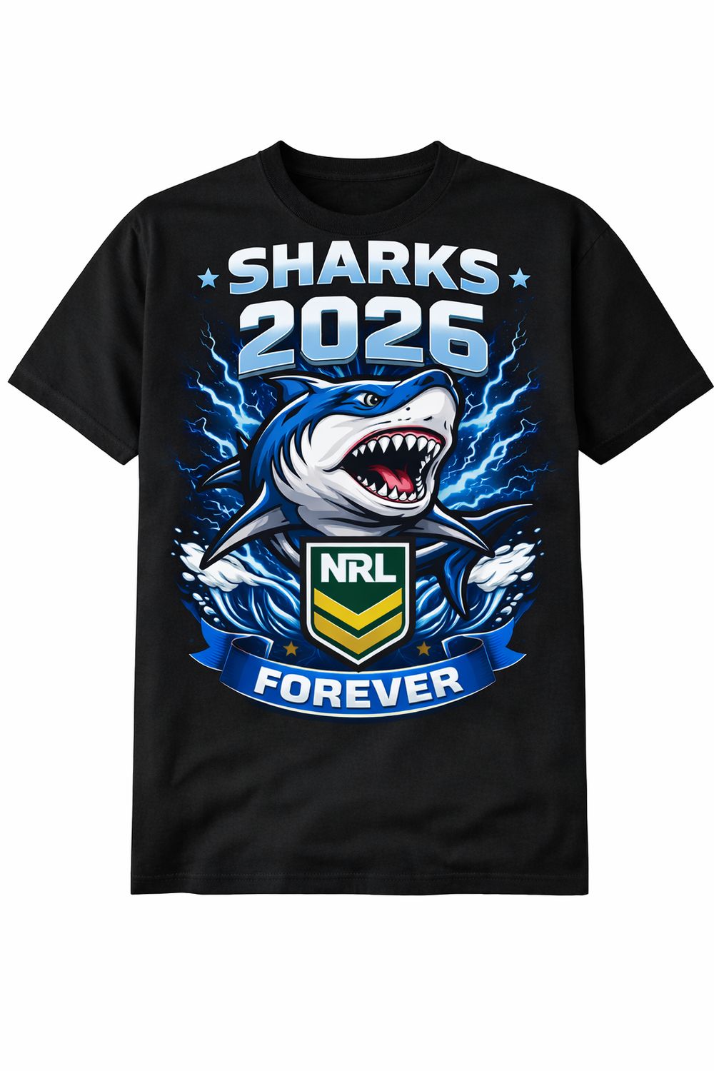 FOREVER SHARKS T - SHIRT