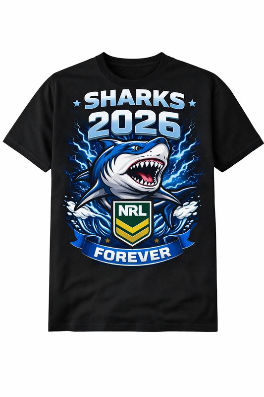 FOREVER SHARKS T - SHIRT