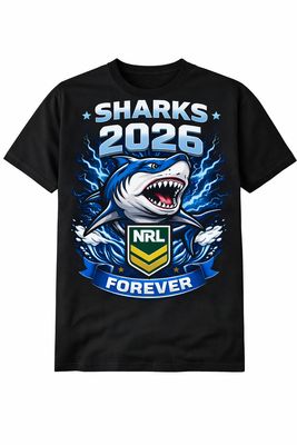 FOREVER SHARKS T - SHIRT