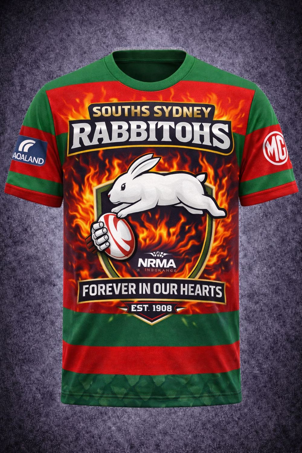 RABBITS FIRE T - SHIRT