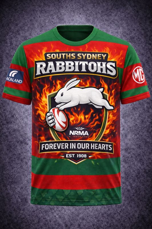 RABBITS FIRE T - SHIRT