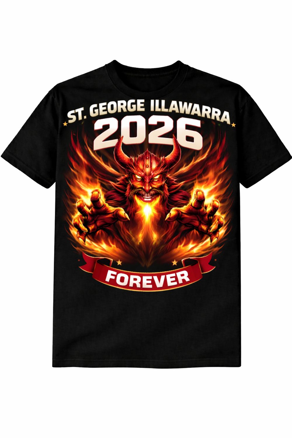 FOREVER DRAGONS  T - SHIRT