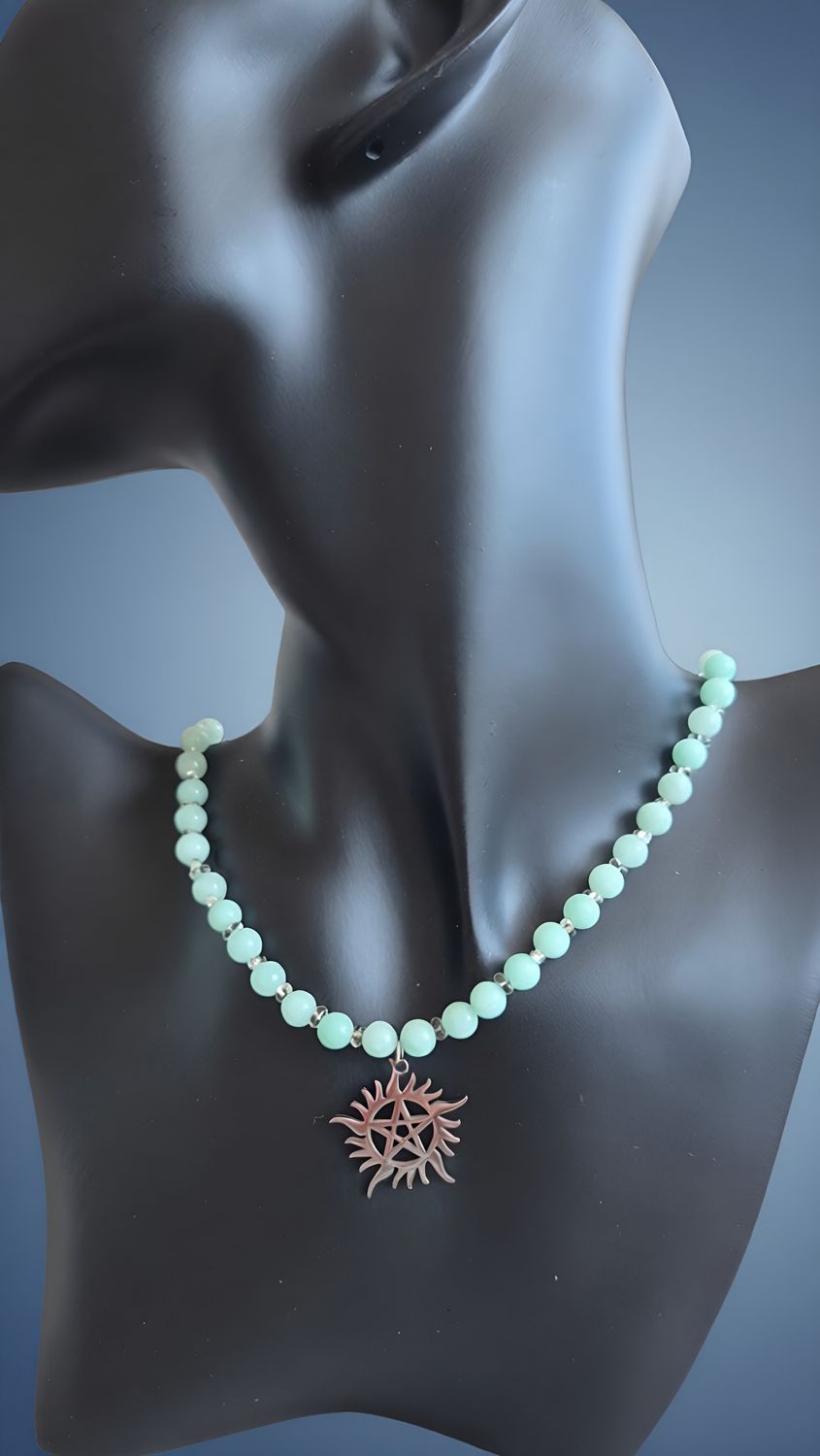 Halskette „Sanfte Harmonie“ – Malaysischer Jade