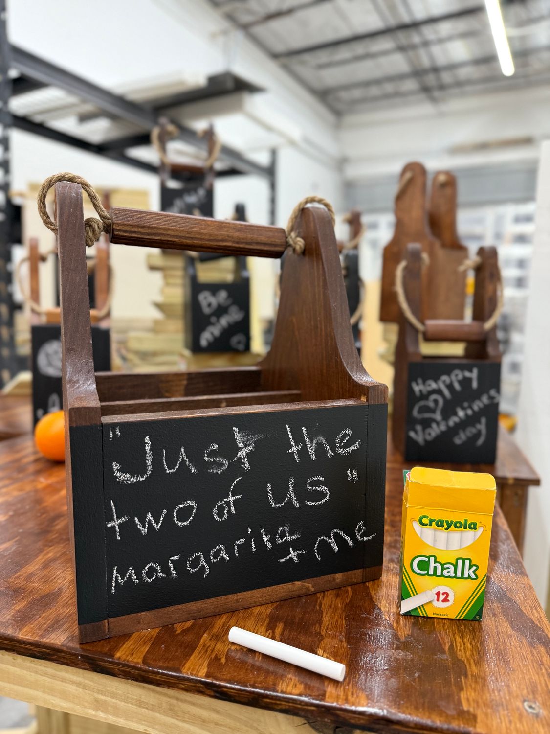 Chalkboard Cocktail Box / Tote